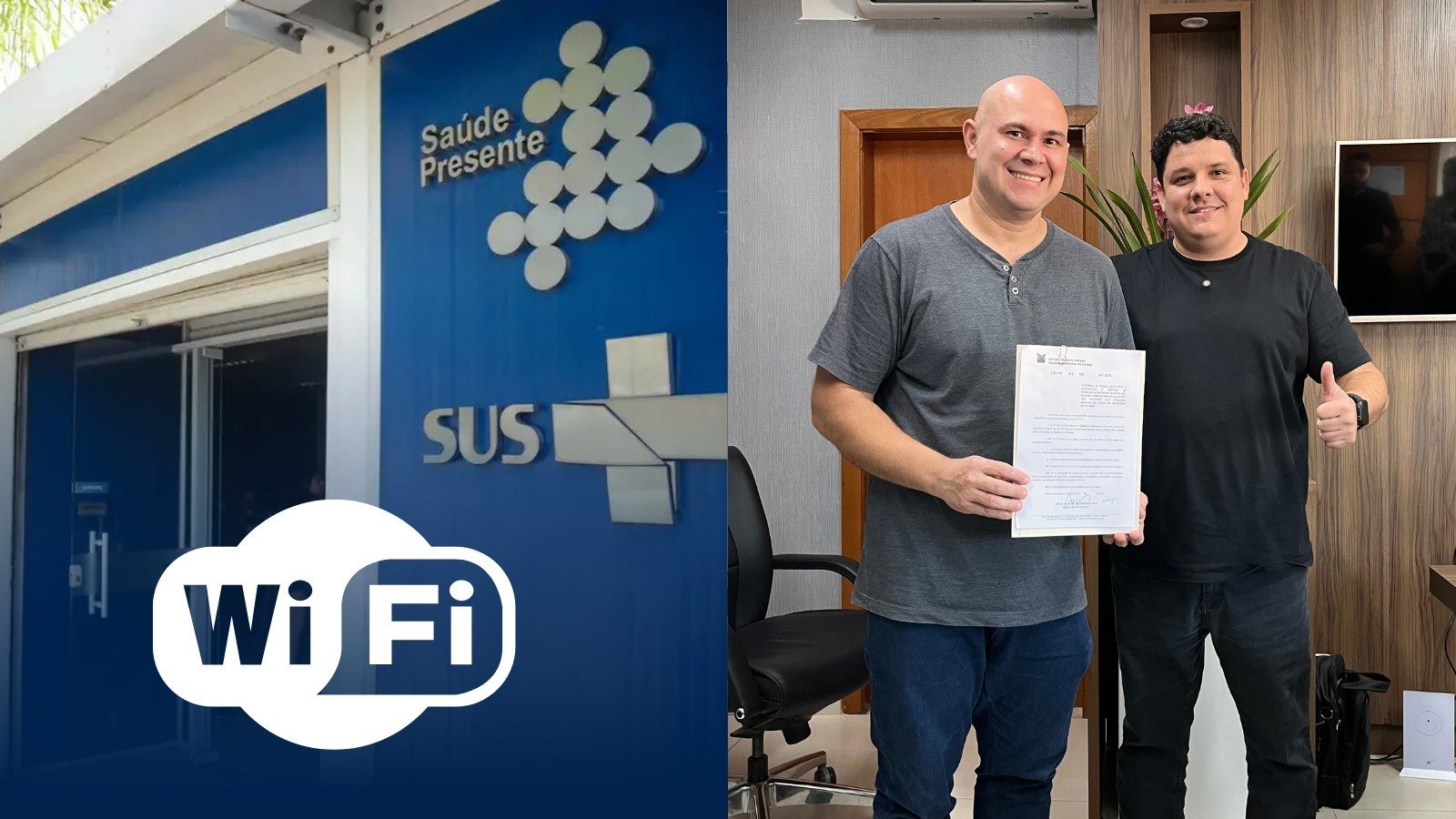 Agora é Lei! Projeto do vereador Alex Rodrigues garante Wi-Fi gratuito nas unidades de saúde de Cuiabá